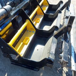 Bluestreak Equipment Meerkat skid steer magnet topview