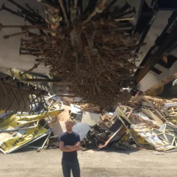 D&eacute;bris ramass&eacute;s par la balayeuse magn&eacute;tique MeerKat