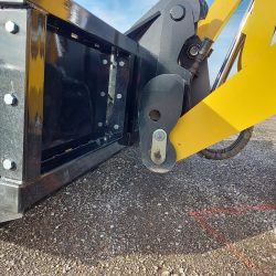 Front End Loader Attachment to Magnetic Sweeper