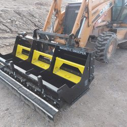 Heavy Duty magnetic Sweeper For Backhoes