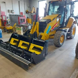 Barredora magnética industrial para retroexcavadoras