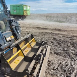 Balayeuse magn&eacute;tique pour le nettoyage des d&eacute;charges