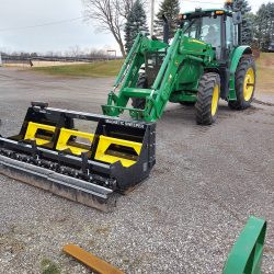 Magnetic Tractor Implement For Cleaning Farms