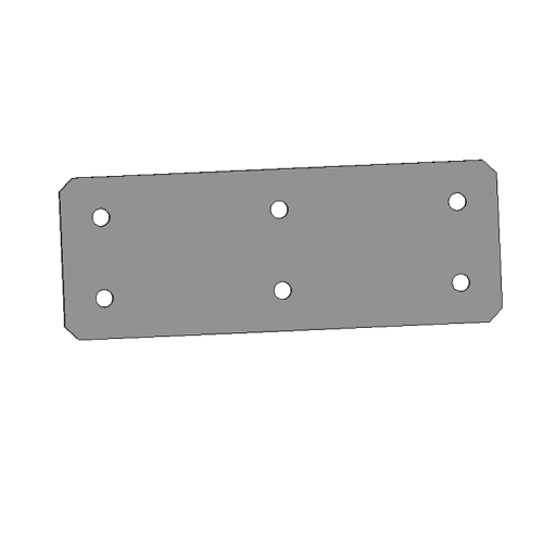 Part #18 Sokoke steel bracket connector plate (1pc)