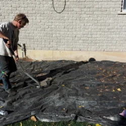 Powerstik Pro Elite Sweeping After Roof Job