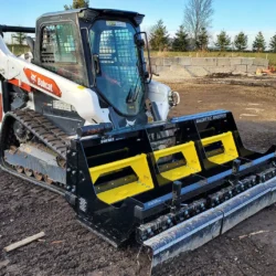 Barredora magnética para limpieza de hormigón prefabricado