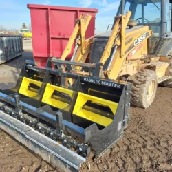 Barredora magnética Bluestreak para residuos metálicos