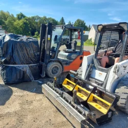 Aimant de construction pour skidsteer