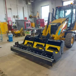 Barredora magnética Sokoke en el taller de mantenimiento