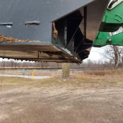 Barredora magnética Sokoke con residuos adheridos