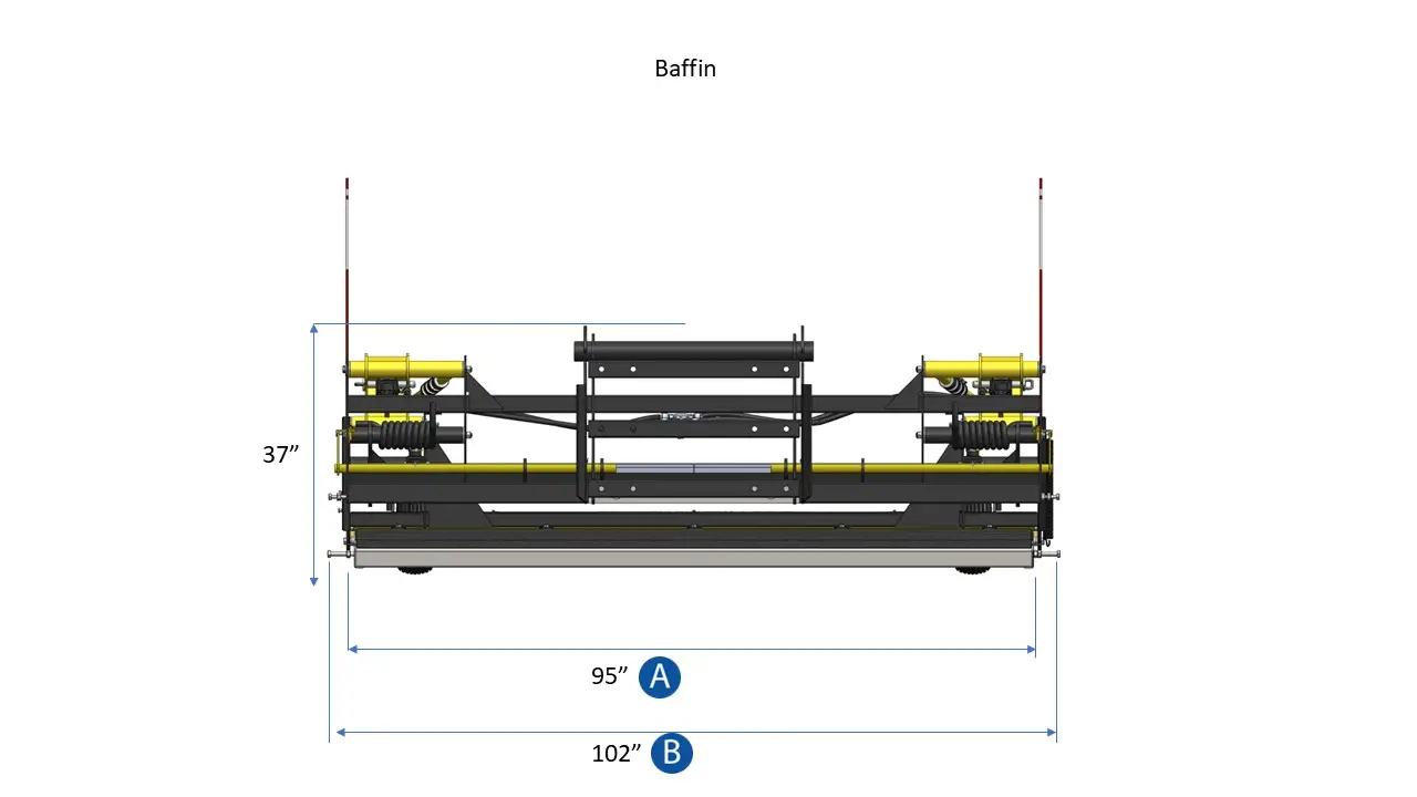 Baffin Dimensions Back View