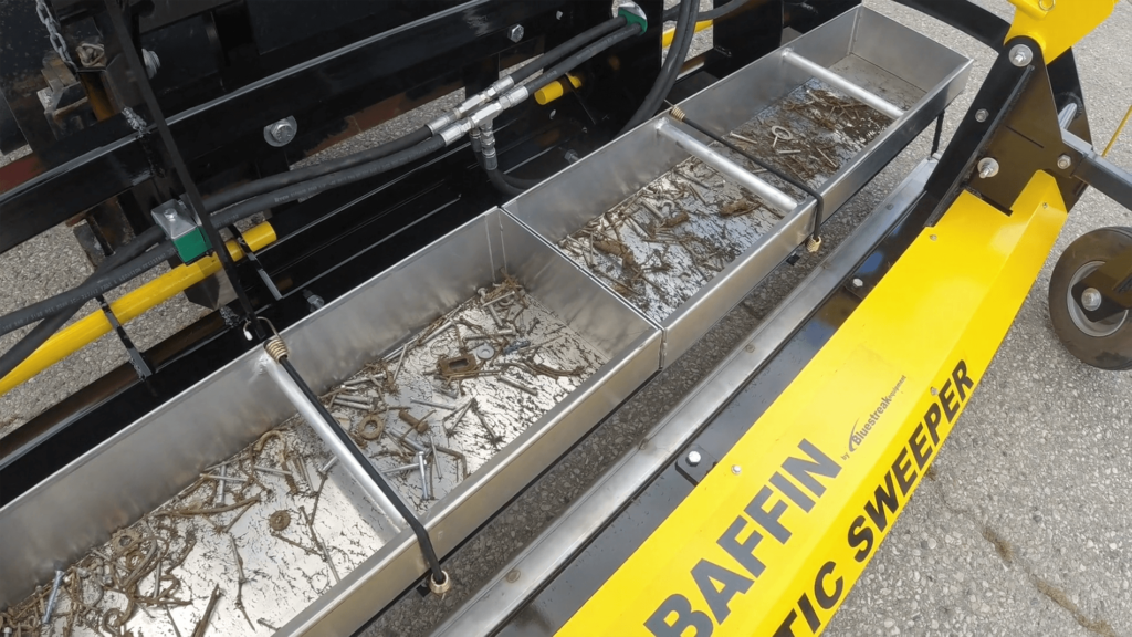 Baffin Magnetic Sweeper Debris bins