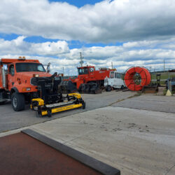 Commercial Truck Magnetic Sweeper By Bluestreak Equipment