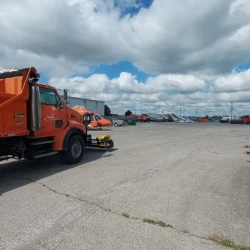 Balayeuse aimantée de route pour camion commercial