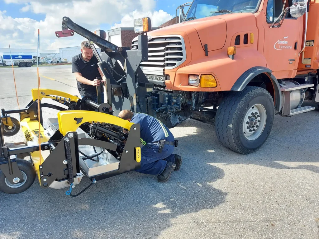 Connecting Baffin Magnet to Truck Snow Plow Mount