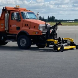 Balayeuse magnétique montée à l'avant Aimant pour camion