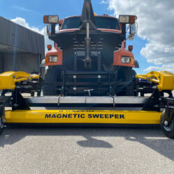 Front Mounted Plow Truck Magnetic Sweeper