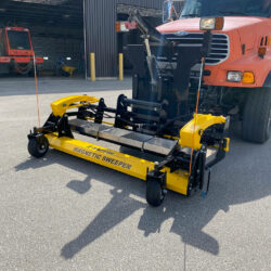 Heavy duty magnetic sweeper for Plow Trucks