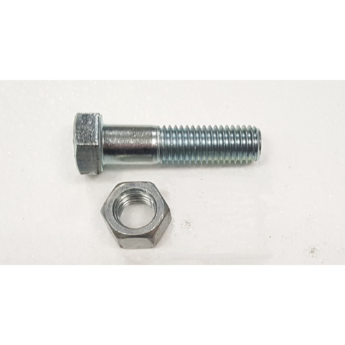 Part #42 Baffin hex bolts for nylon rope 0.500" x 2" long hex bolt (1pc) and 0.500" hex nut (1pc)