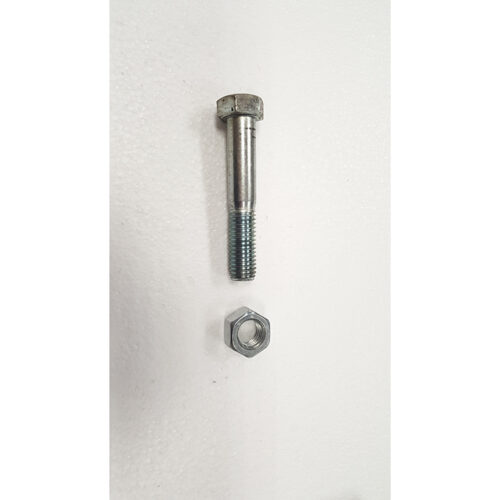 Part #43 Baffin hex bolts for spring and rope 0.625" x 3.5" long hex bolt(1pc) and 0.625" hex nut (1pc)