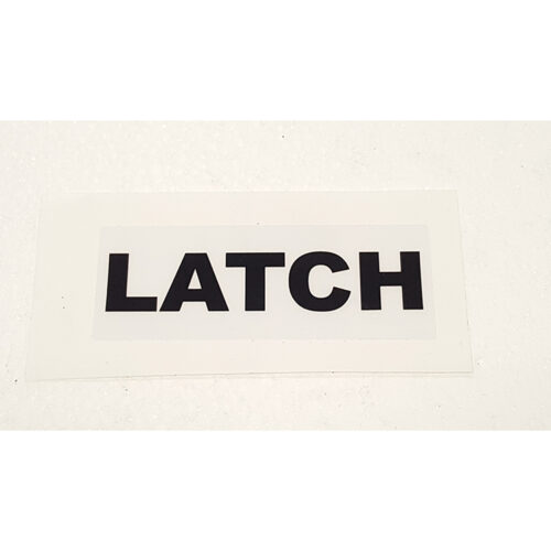 Part #53 Baffin Latch sticker (1pc)
