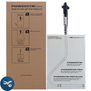  Barredora magnética Powerstik - Caja mixta POP (PS 4 unidades, Pro 3 unidades, Pro Elite 3 unidades)