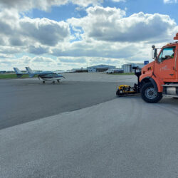 commercial truck runway FOD magnet by Bluestreak Equipment