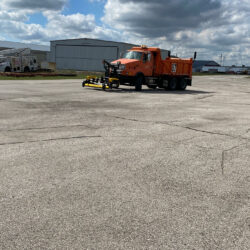 truck mounted magnetic sweeper