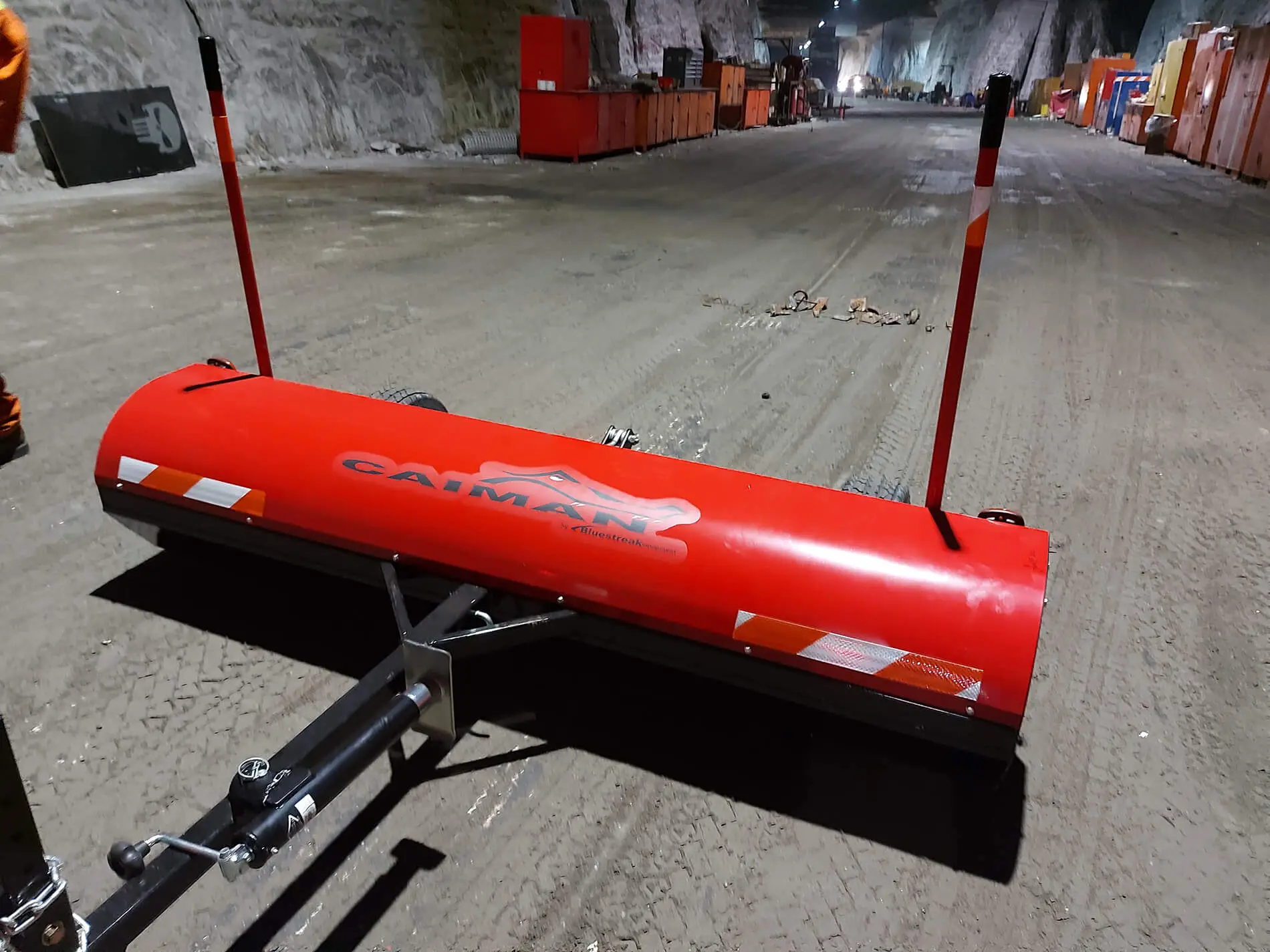 Caiman mining Magnetic sweeper by bluestreak equipment