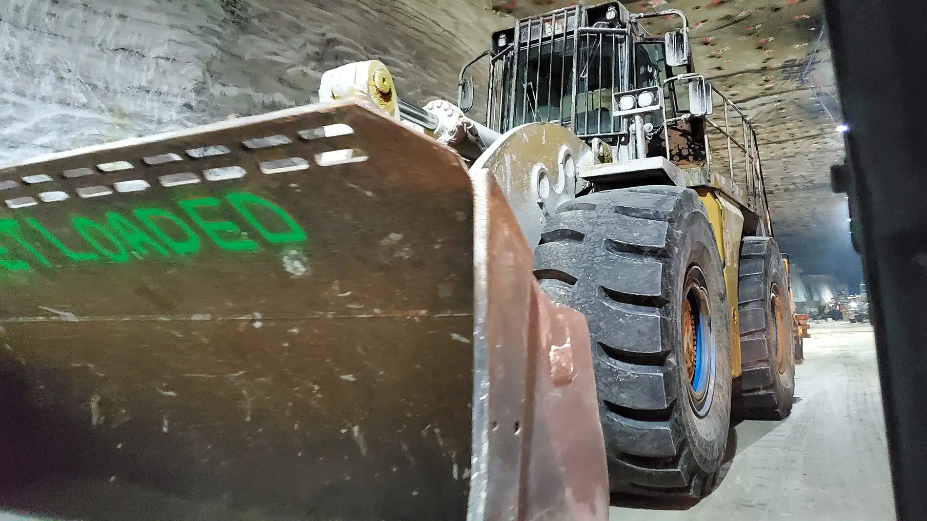 Cat 988K Loader in Mine