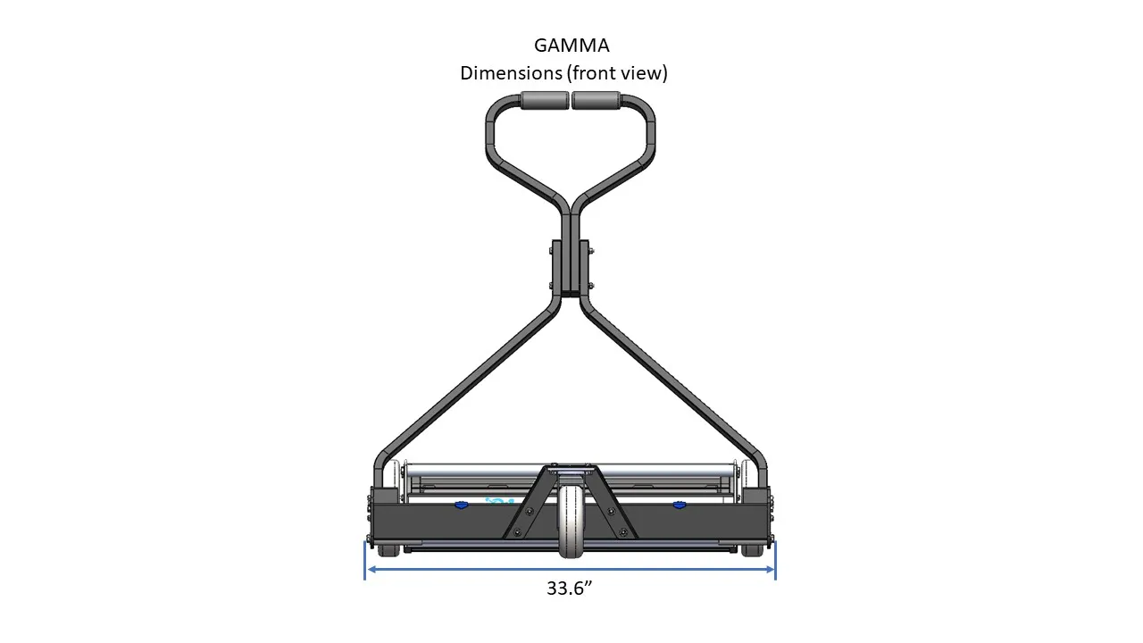 Gamma Continuous Discharge Magnet Front View