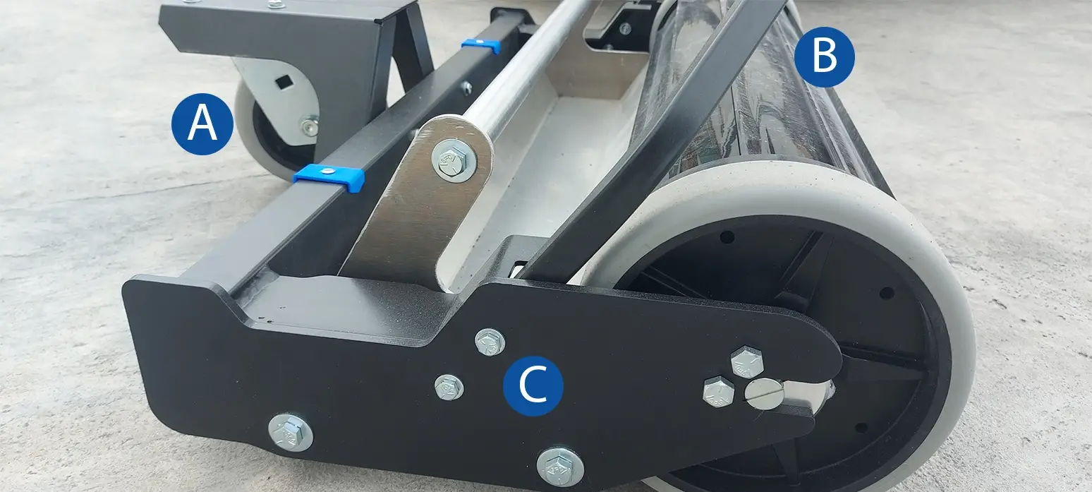 Gamma Shot Blasting Magnetic Sweeper Construction and Features