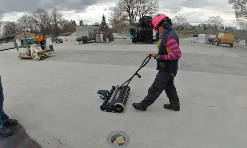 Shot blast Magnetic Sweeper by Bluestreak Equipment