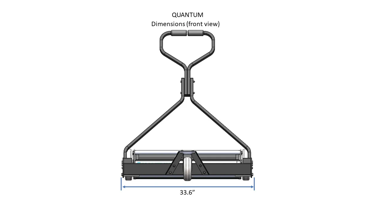 Quantum Shotblasting Magnetic Sweeper Front View