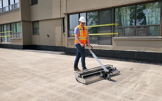 Surface Prep Clean Up Continuous Discharge Magnetic Sweeper by Bluestreak Equipment