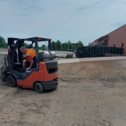 Vigilant Forklift Mounted Sweeper