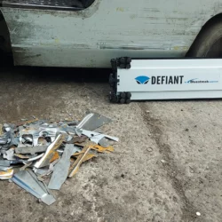 Defiant Forklift Magnetic Sweeper by Bluestreak Equipment