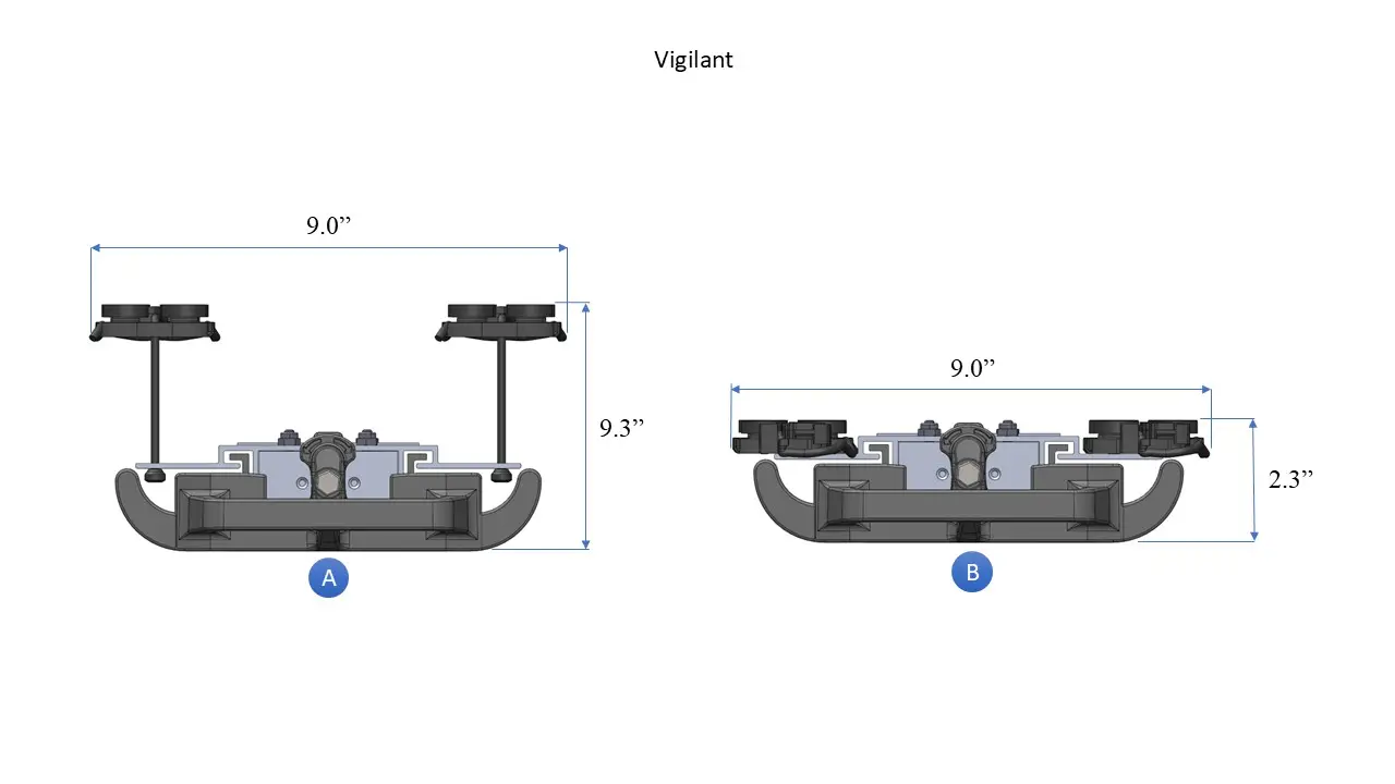Vigilant Dimensions Side View
