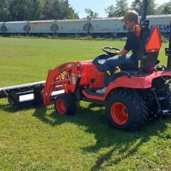 Compact Tractor Magnetic Sweeper Attachment