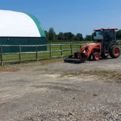 Compact Tractor Magnetic Sweeper by Blustreak Equipment