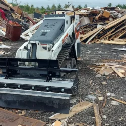 Demolition Clean up Magnet for Skidsteers and trackloaders