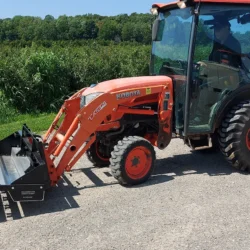 Front Mounted Magnetic Sweeper with Auto Clean Off