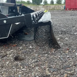 Lynx Debris Digging Rake Attachment for Mini Skidsteer