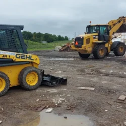 Lynx Landfill Cleanup Magnetic Sweeper for Skid Steer