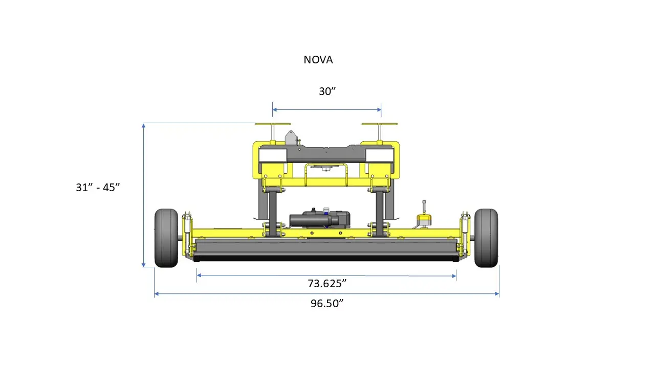 Nova Dimensions Front View