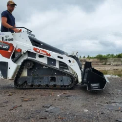 Stand On Track Loader Magnetic Sweeper