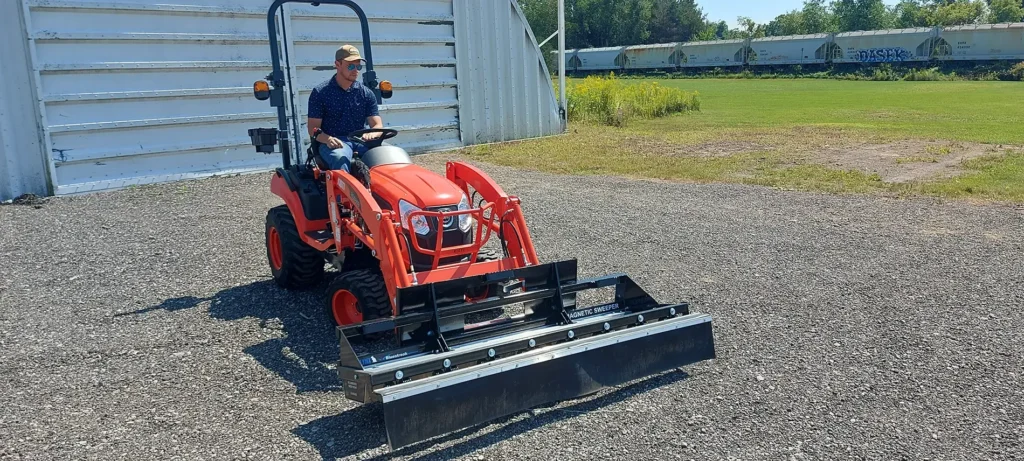 Yard Cleanup Magnet Attachment for Tractors