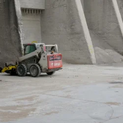 Bobcat Magnet Attachment for Ball Mill Clean up