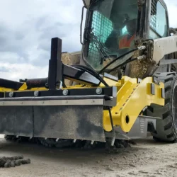 Sunda Skid Steer Magnetic Sweeper Low Angle