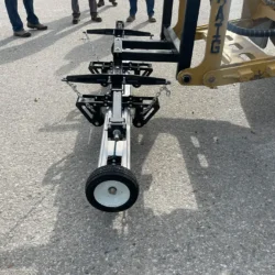 Support de suspension réglable en hauteur pour balayeuses magnétiques